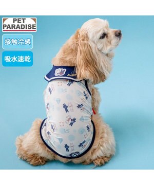  リサとガスパール 接触冷感 タンクトップ 《マリン柄》 中型犬 大型犬
