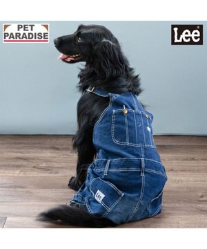 Lee デニム 白ステッチ オーバーオール  中型犬 大型犬