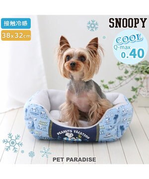  スヌーピー クールカドラー 四角《バケーション柄》 超小型犬