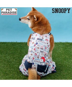  スヌーピー アメフト オーバーオール 中型犬