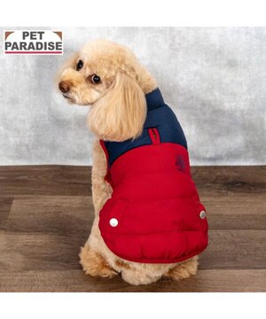  J.PRESS 配色 綿入れ ベスト 小型犬