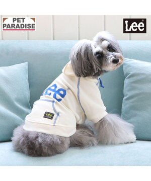  Lee ステッチパーカー 《ホワイト》 小型犬
