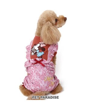  ディズニー  ミニーマウス  アンティーク柄ロンパース 【小型犬】