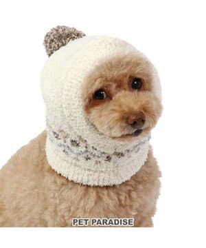  ペットパラダイス ニット帽子《ノルディック柄》小型犬