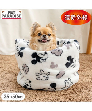  ディズニー ミッキーマウス 白黒 筒型寝袋 Ｓ