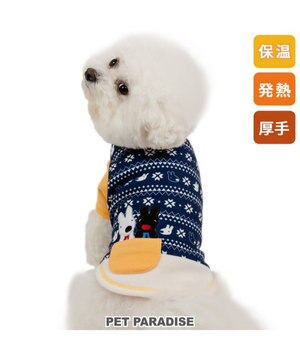  リサとガスパール ペティヒートDAN Tシャツ 《雪柄》 小型犬