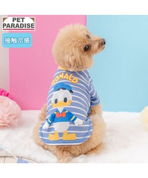  ディズニー ドナルドダック 手つなぎＴシャツ 接触冷感 小型犬