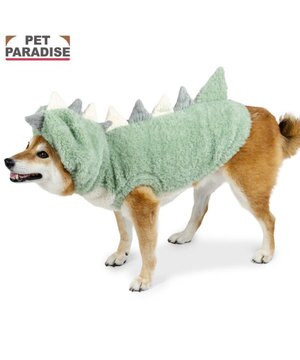  ペットパラダイス 恐竜 くるふわ なりきり パーカー 中型犬 大型犬