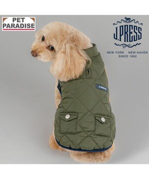  J.PRESS ダイヤＳＴ 綿入ベスト 《カーキー》 小型犬