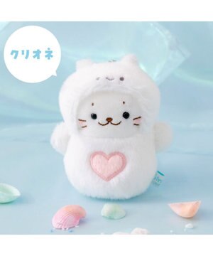  しろたん ふわふわ キーホルダー 《クリオネ》 単品