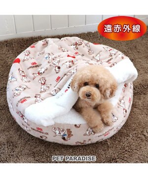  ディズニー 101匹わんちゃん 丸型寝袋 遠赤外線 《風船柄》 60cm