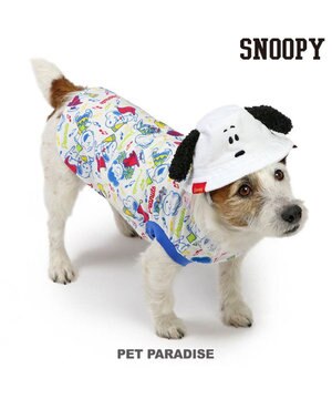  スヌーピー バケットハット付き Tシャツ 小型犬