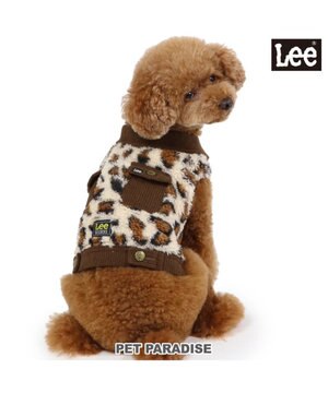  Lee レオパード ボア ベスト 小型犬