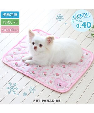  ディズニー ミニーマウス レース クール マット 小型犬 48×40㎝