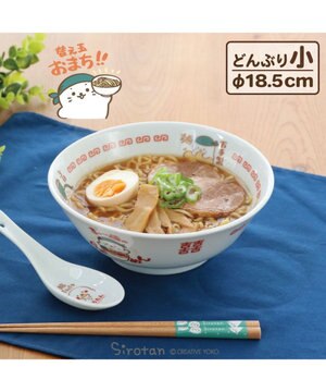  しろたん 中華食器 ラーメンどんぶり 《替え玉おまち！！》 単品