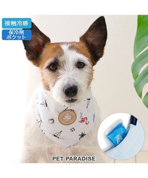 J.PRESS リップル クールバンダナ 小型犬