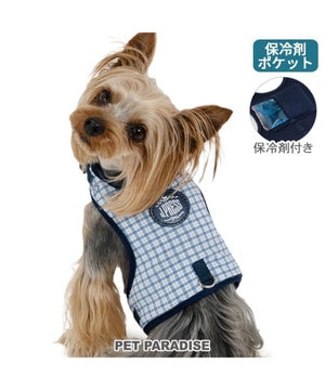  J.PRESS クールベスト ハーネス 《チェック柄》 ＳＭ 中型犬