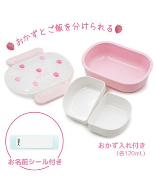 Mother garden マザーガーデン 野いちご お弁当箱 《レトロストロベリー柄》350mL レトロストロベリー柄