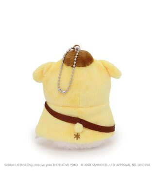 Mother garden しろたん ぬいぐるみキーホルダー ポムポムプリン　【しろたん×サンリオキャラクターズ】 -