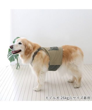 PET PARADISE ペットパラダイス クール アウトベスト 中型犬 大型犬 カーキ
