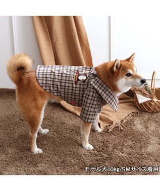 PET PARADISE スヌーピー テーラード ジャケット 中型犬 ブラウン