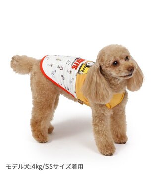 PET PARADISE スヌーピー ペティヒート タンクトップ 《トリオ柄》 小型犬 オレンジ