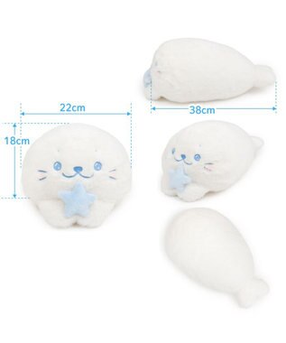 Mother garden しろたん ゆめいろしろたん ぬいぐるみ 38cm 0