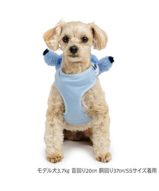 PET PARADISE ディズニー スティッチ リュックハーネス ３Ｓ 小型犬 ライトブルー