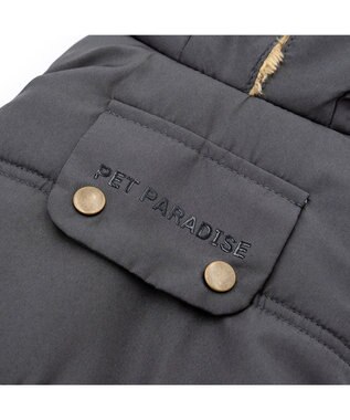 PET PARADISE ペットパラダイス 防寒フード付コート 小型犬 ブラック