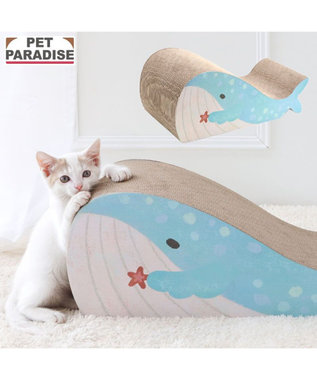 PET PARADISE ペットパラダイス 猫 爪とぎ 《クジラさん》