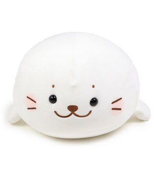 Mother garden しろたん ビーズクッション 抱き枕 55cm クッション 白
