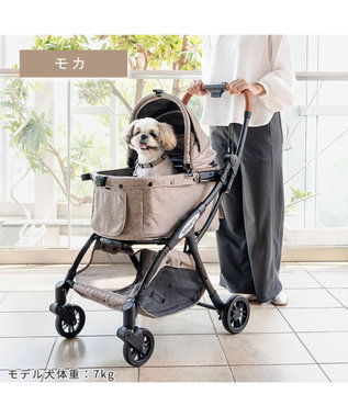 PET PARADISE smooca ネオ ワンロック ペットカート《デニム調》 インディゴブルー