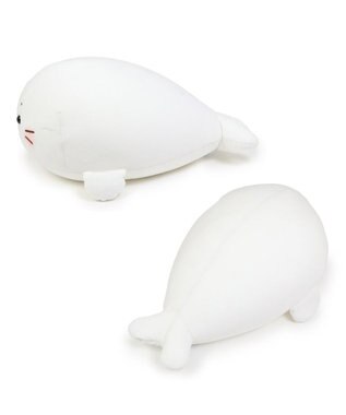 Mother garden しろたん ビーズクッション 抱き枕 55cm クッション 白