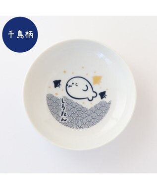 Mother garden しろたん 豆皿 5枚セット 《正面 市松 水玉 千鳥 雲》 5枚セット