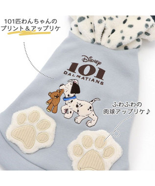 PET PARADISE 犬 服 秋冬 ディズニー １０１匹わんちゃん パーカー 【小型犬】 イエロー グレー グレー