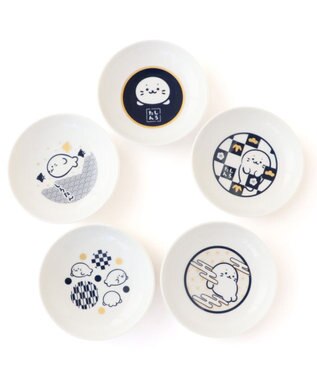 Mother garden しろたん 豆皿 《市松》 単品 市松