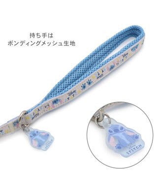 PET PARADISE ディズニー スティッチ リード ４Ｓ～３Ｓ 小型犬 ホワイト×ブルー