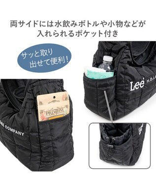 PET PARADISE Lee スクエア キルト スリング バッグ Ｍ ブラック