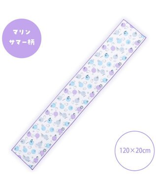 Mother garden しろたん クールタオル 《マリンサマー》 単品