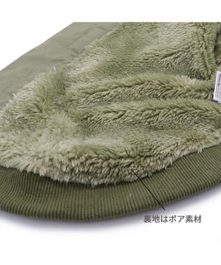 PET PARADISE Lee ライダースブルゾン 小型犬 カーキ