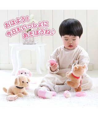 Mother garden マザーガーデン わんちゃん お世話 キャリーセット トリミングセット付き 茶色プードル