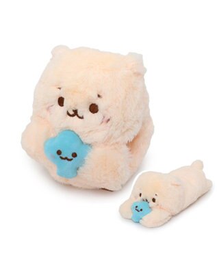 Mother garden しろたん パッチンくるっとマスコット 《らっこいぬ》 単品