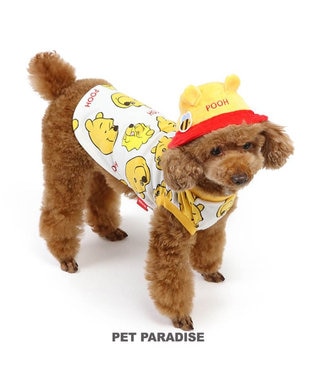  ディズニー くまのプーさん バケットハット付き Tシャツ 小型犬