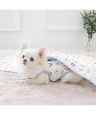 PET PARADISE ディズニー ミッキーマウス ベスト 《パン柄》 小型犬 ホワイト