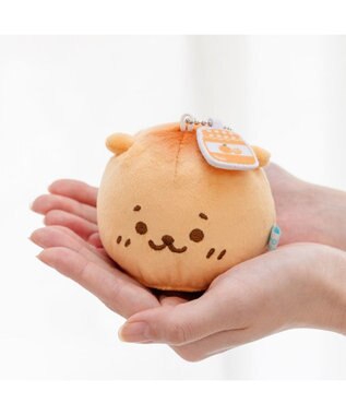 Mother garden しろたん パン型キーホルダー 《らっこいぬ》 単品 らっこいぬ