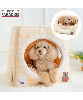 PET PARADISE リサとガスパール ２ｗａｙハウス 《チェック柄》