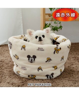 PET PARADISE ディズニー プルート 遠赤外線 寝袋 筒型 S
