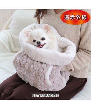 PET PARADISE ペットパラダイス 犬たんぽ 遠赤外線 《アラン柄》 32×38cm