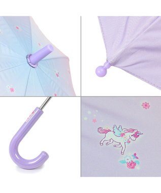 Mother garden マザーガーデン ユニコーン 晴雨兼用傘 手動 長傘 50cm/55cm ユニコーン柄