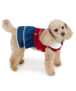 PET PARADISE リサとガスパール トレーナー ワンピース 《レッド》 小型犬 レッド